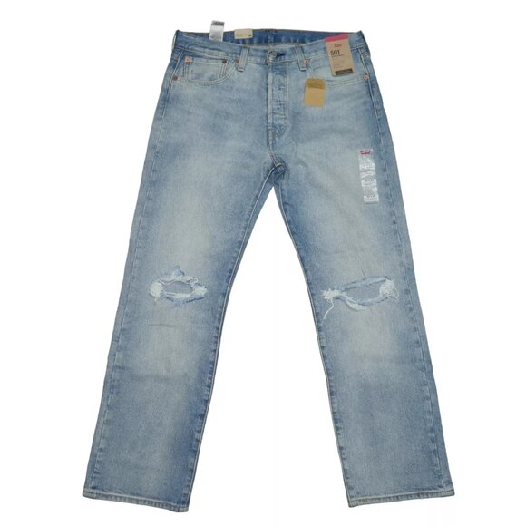 Levi's 501 Original Fit Straight Leg Button Fly Denim Jeans Men's Size 32X29 NEW